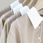 شومیز کرم راه دار مدل FPRSHE